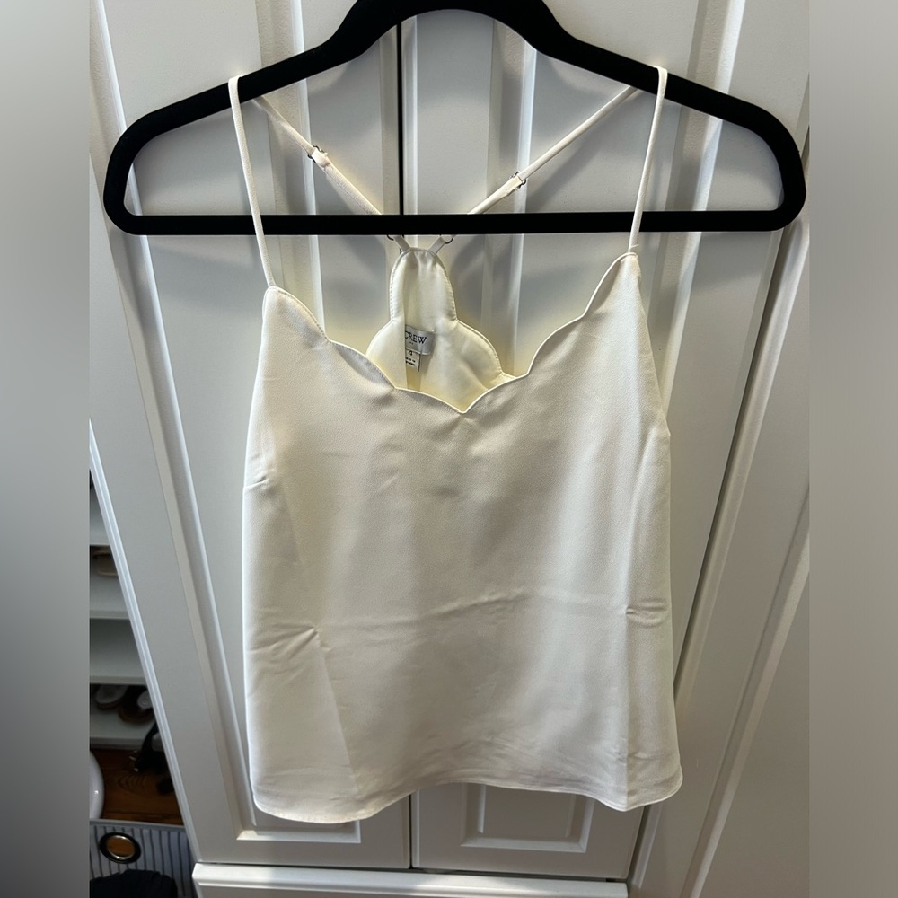 Jcrew Scalloped Tank Top